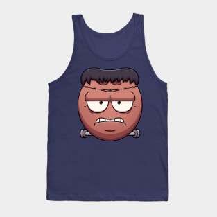 Coconut Frankenstein Monster Face Tank Top